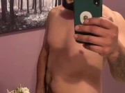 Playing with my self, fucking a Fleshlight, Jack off big dick