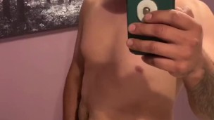 Playing with my self, fucking a Fleshlight , Jack off big dick