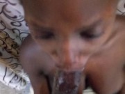 18 YR Old Big Tits Teen Sucks Big Dick Deepthroat With Cumload Throatpie Breathless - Mastermeat1 15/16