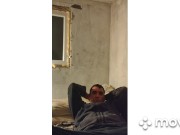 In the evening I took off my fatigue from my feet. 1/16