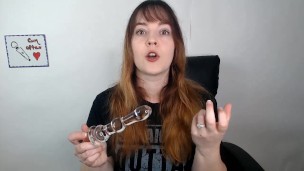 Toy Review - NS Novelties Glass Heart Dildo