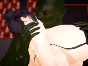 MONSTER LIKES TO FUCK BIG TITS 3D HENTAI 2/16