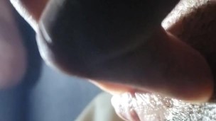 Playing with my big clit