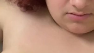 Playing with tits