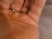 My wife pissing on my hand 13/16