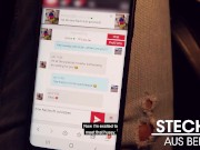 Outgoing Kessie Shy FUCKED OUTDOORS behind German ad board! Berlin Banger 2/16