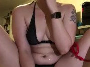 Little red thong 