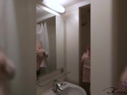 Blonde Washes and Masturbate Pussy in Shower - Amateur 5/16