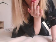 Secretary Passionate Blowjob Cock Boss on Business Trip 1/16