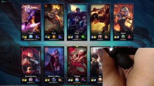 Playing League of Legends with a vibrator on my clit #1 Luna