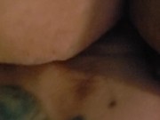 Fingering my BBW wife's tight pussy.  Panties moved down  3/16