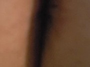 Fingering my BBW wife's tight pussy.  Panties moved down  7/16