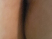 Fingering my BBW wife's tight pussy.  Panties moved down  8/16