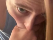 Pretty young babe blows giant cock to perfection 12/16