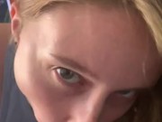 Pretty young babe blows giant cock to perfection 16/16