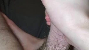 White gay boy cum shot