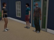 DDSims - Homeless man fucks wife in front of husband - Sims 4 1/16
