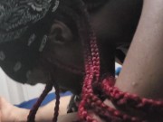 ebony teen sucks white dick 10/16