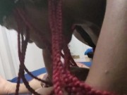 ebony teen sucks white dick 12/16