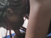 ebony teen sucks white dick 3/16