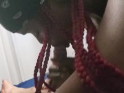 ebony teen sucks white dick 9/16