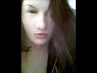 Shy girl, small tits A9 female mask