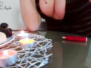 Lit Candles and Sensual Masturbate Pussy before a Date 5/16