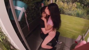 RISKY PUBLIC SEX!!!! THREESOME IN THE STREET