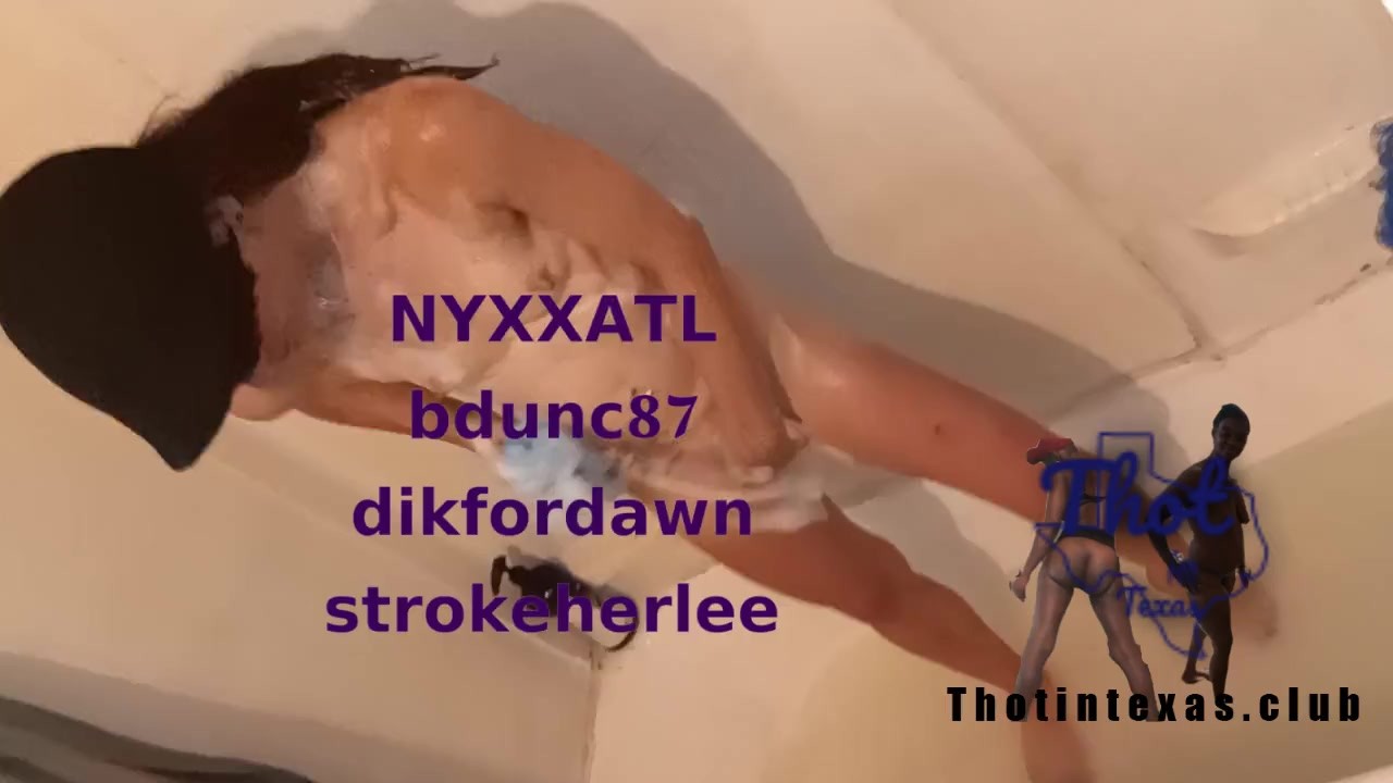 Thot in Texas Thin thot skinny bath butt unicorn bathing bbc creampie white