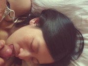 Cute Korean girl gets her first facial! 13/16