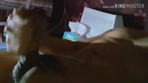Thai guy masturbate shadow