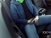 Masturbation innocent girl got on a in Uber, public play with pussy 10/16