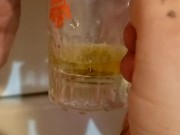 Wife pees in glass, I drink it. 12/16