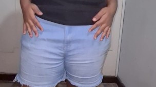 Giving pleasure to my pussy in my bedroom
