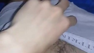 Gran polla llena de leche súper caliente