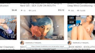 Roulette - Hot Game - Teasing, Twerk ASS, Blowjob - Creampie - Cosplay Girl