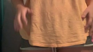 Chubby strip tease