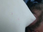 Full Nursing Session in Overalls (sensual kiss ending) 13/16