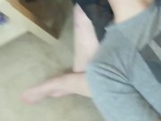 Full Nursing Session in Overalls (sensual kiss ending) 9/16