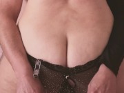 Curvy girl rides me in lingerie. Great ass latin. 6/16