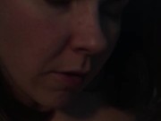 мастурбирует после учебы и получает сперму на лицо 12/16