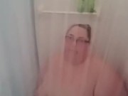 SSBBW in the shower