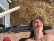 Hot Milf Fucked Outdoors On Roof 16/16