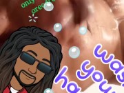 Mr. G shower time 14/16