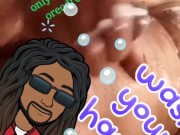 Mr. G shower time 8/16