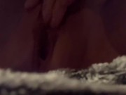 He went to bed.Im fingering myself good my pussy is throbbing and squirting still 
