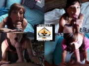 Sexy Granny Quad Scene POV Blowjob Big Cock