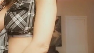 Tasty titty strip tease