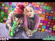 XXL HANKEYS TOYS DILDO UNBOXING - Lily Lu and Anuskatzz / Tattoo, ink, BDSM 5/16