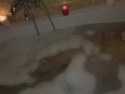 Cheating wife fuck with her husband`s best friend in the bathroom 3/16